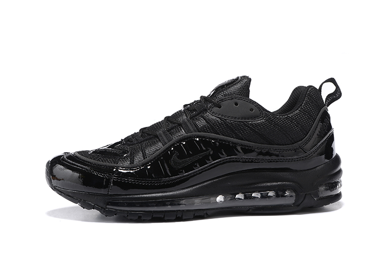 New Nike Air Max 98 All Black Shoes